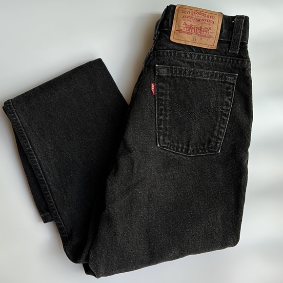 Vintage women’s Levi’s 512 black jeans - Picture 1 of 10